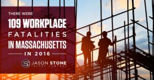 graphic representing workplace fatalities in massachusetts