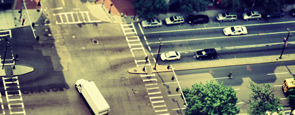 Aerial view of Boston