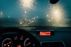 icy windshield