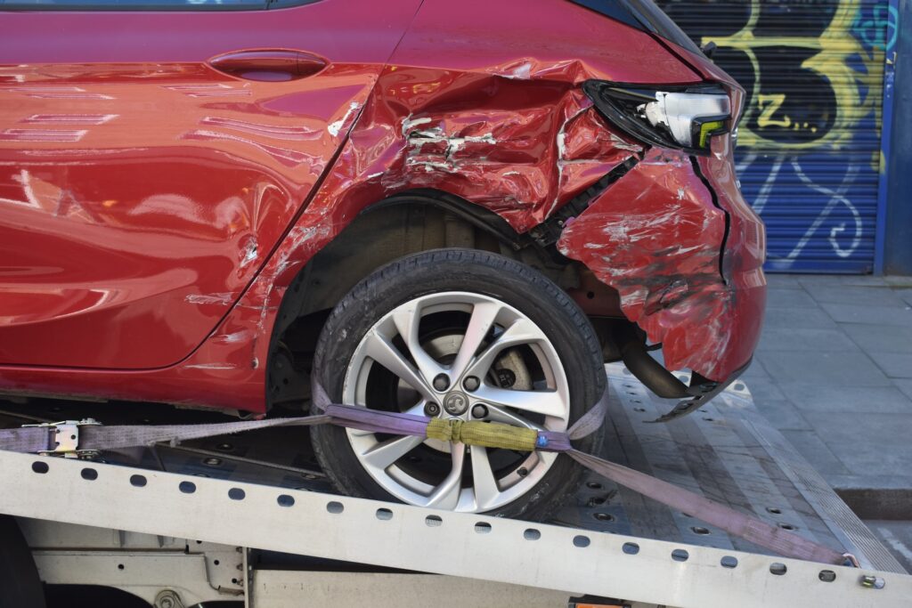 Car Damage In Collision